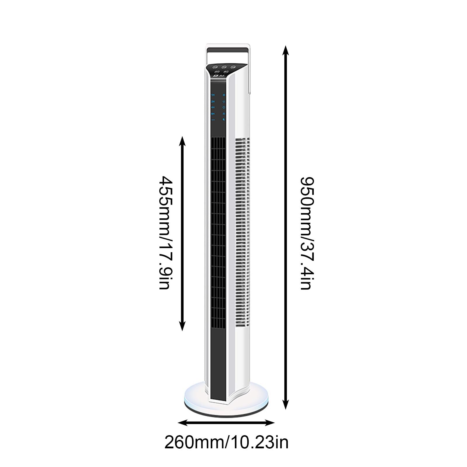 Générique Climatiseur Mobile Rafraichisseur D'Air Silencieux Ventilation Climatiseur Mobile sans éVacuation Conception Ultra Silencieuse Refroidisseur D’Air Pour la Maison Cuisine et le Bureau