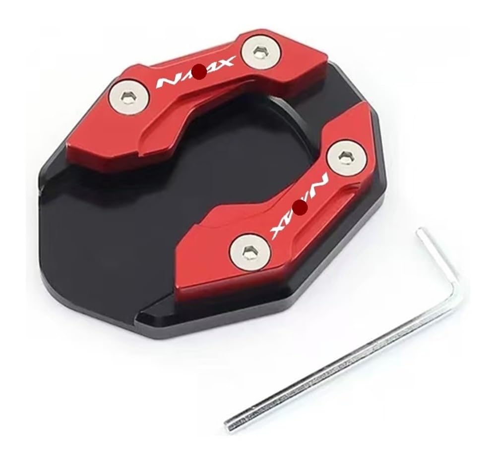 Plaque support CNC rouge haut de gamme pour béquille YA&MAHA NMAX - 8