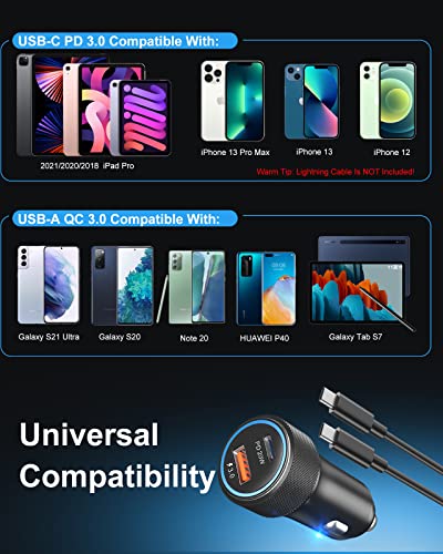 Cargador de coche USB C Eversame soluciona batería baja con cables 7