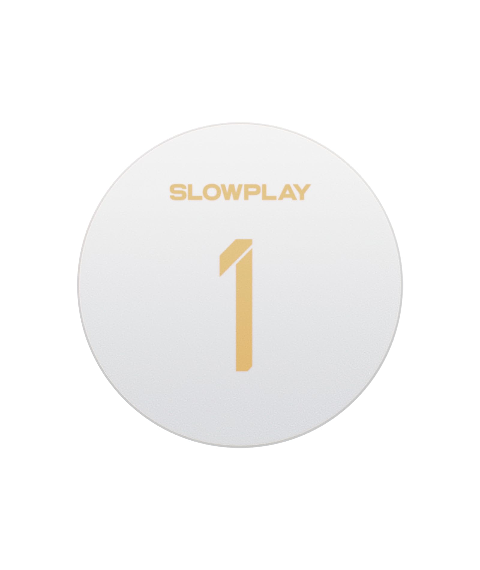 SLOWPLAY Godel Ceramic Poker Chips in Bulk, Casino Grade Ceramic 12-Gram Poker Chip for Texas Hold'em, 43mm Professional Chips Pack of 50 with Denomination of 1