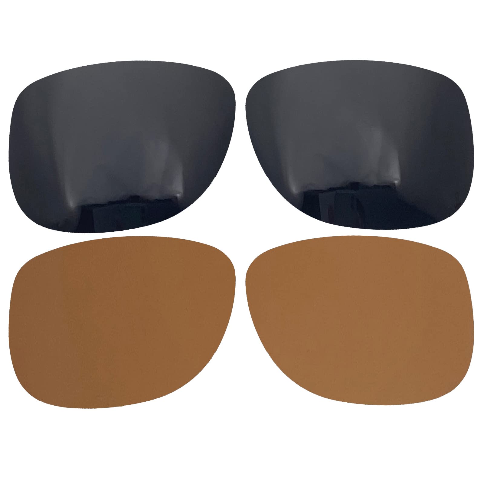 Lenti di ricambio per occhiali da sole Rayban Justin RB4165 (54 mm) polarizzate, spessore 1,5 mm, prevenzione del sale, resistenti agli oli (rosso scuro) (rosso scuro)