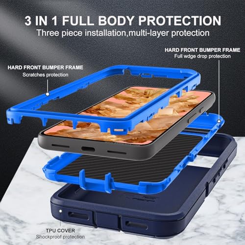 Coque Google Pixel 8 de qualité militaire en silicone rigide - 4