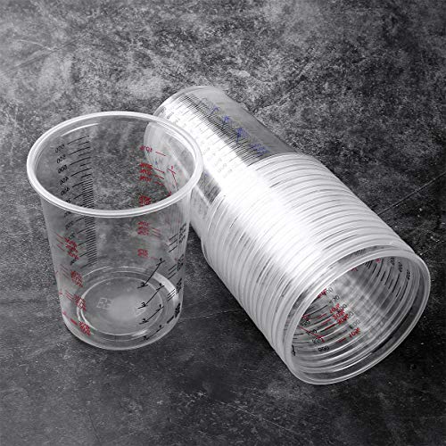 Bicchieri di plastica usa e getta per medicinali, 200 pezzi, 30 ml, 30 cc, non sterili, dosatori per medicinali liquidi, epossidici e pillole