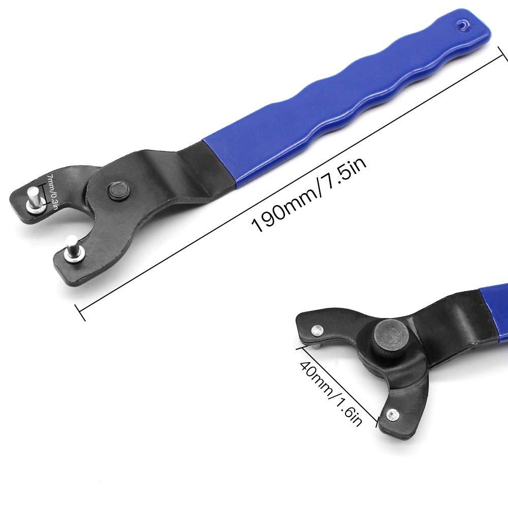 Chiave Per Smerigliatrice Angolare Regolabile 8-48mm - Per Fori E Controdadi