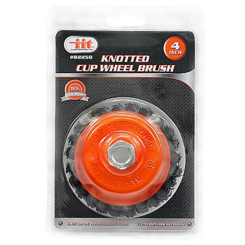 IIT 82250 4-Inch Knotted Wheel Brush Wire