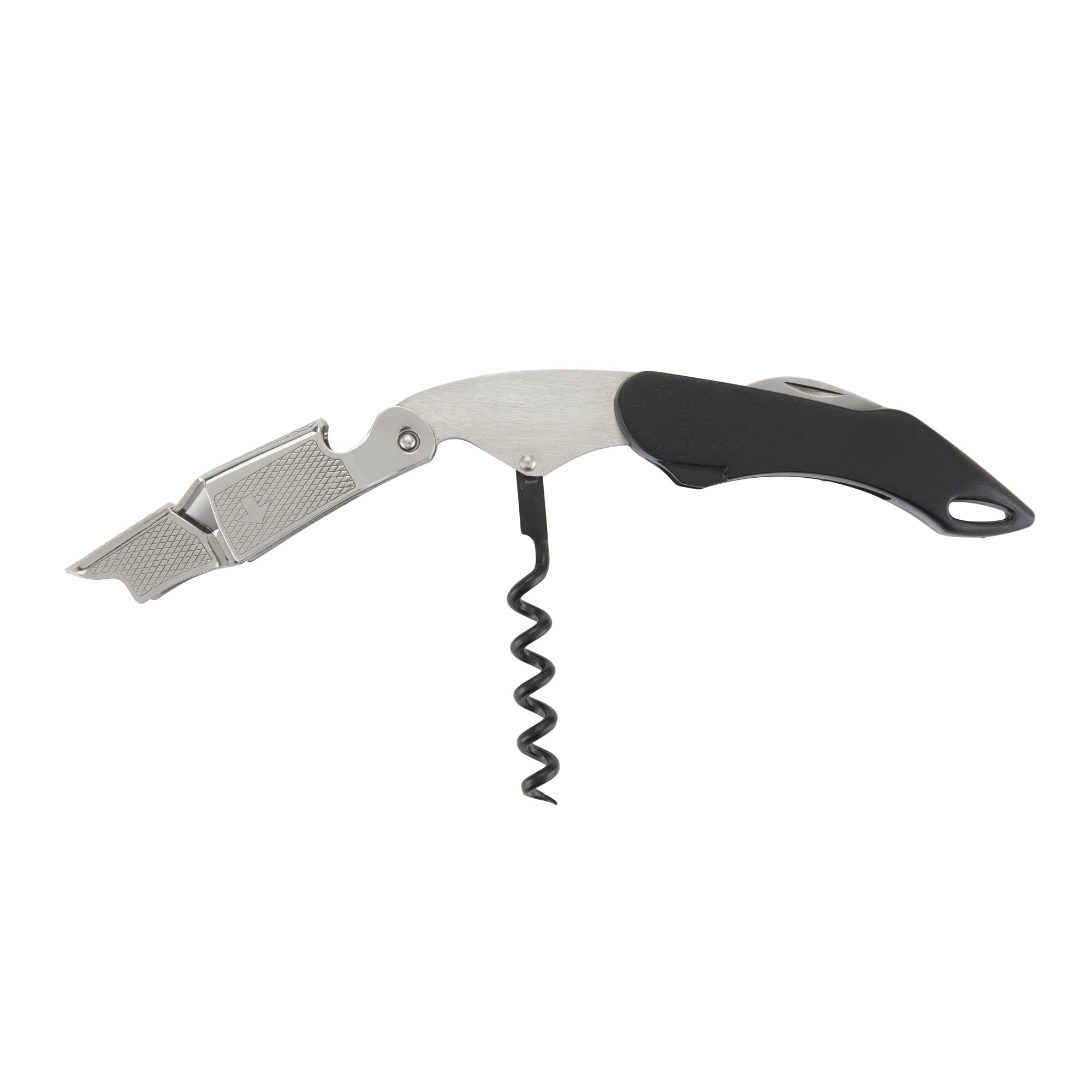 Sacacorchos manual de sacacorchos para camareros de servicio pesado, sacacorchos profesionales, abridores de corcho, accesorios de camarero, barra casera, juego de 1, negro 8