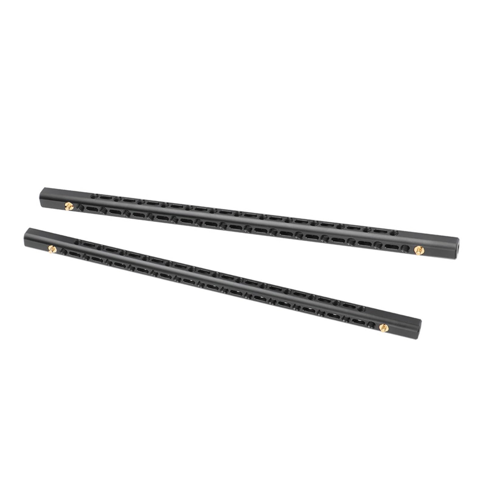 Tubo prolunga multifunzione con asta da 15 mm con fori per viti da 1/4 pollice per supporto per videocamera DSLR Supporto per fotocamera regolabile
