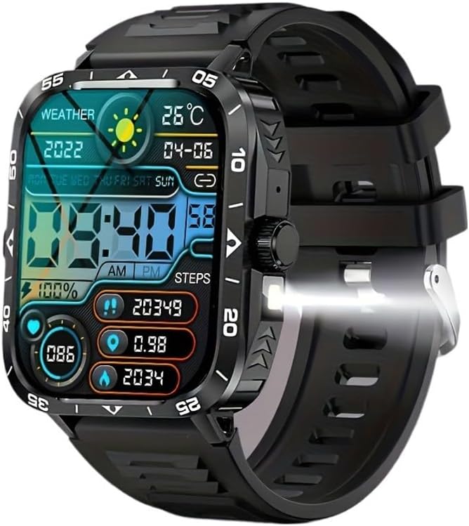 Relógio inteligente (atender/ligar) esportivo LED 100+ Modo espor...