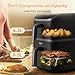 COSORI TurboTower Dual Air Fryer 10.8L, Space-Saving Double Stack Airfryer, Turbo Blaze Tech for Faster & Even Crisp Results, 3-Layer Cooking to Prepare Full Meals at Once, Energy Efficient