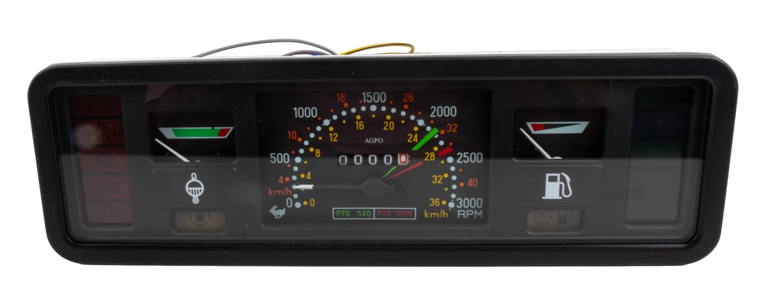 Ama Tabella degli strumenti del trattore per Fiat e Ford: Tabella degli strumenti completa del tachimetro, indicatore del carburante e indicatori luminosi