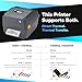 Zebra ZD421 Thermal Transfer Desktop Printer 203 dpi Print Width 4-inch USB Ethernet ZD4A042-301E00EZ | Includes Jetset Software