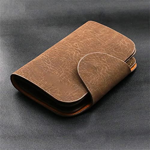 Sac à clés mâle multifonction et couverture fine pour porte de maison en cuir - 2