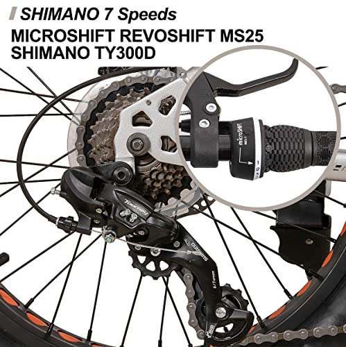 Hiland 20 Inch Kids’ Bicycles Fat Tire Mountain Bike for