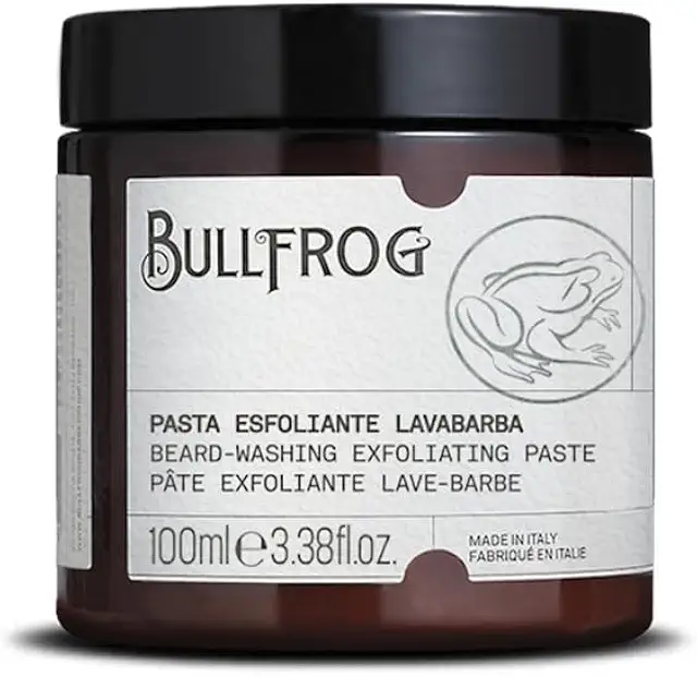 Gommage Barbe Bullfrog - Pâte Exfoliante 100ml Nettoyage Profond Italie