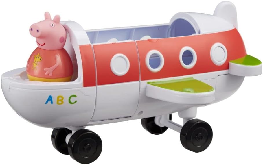 Peppa Pig Weebles Push-Along Wobbily Plane, Toys, Pre-School Vehicles, Gift for Age 18 Months+