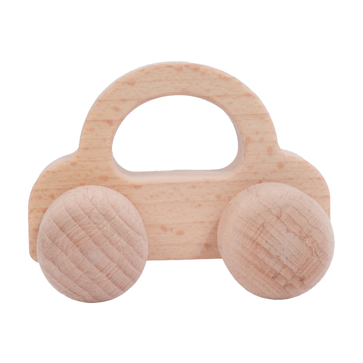 Set di 4 carrelli in Legno, Forme di Animali Carini, macchinine a Spinta con inerzia, Regali cognitivi, Giochi interattivi, coordinazione Occhio-Mano, 4 Divertenti Design per Ragazzi e Ragazze