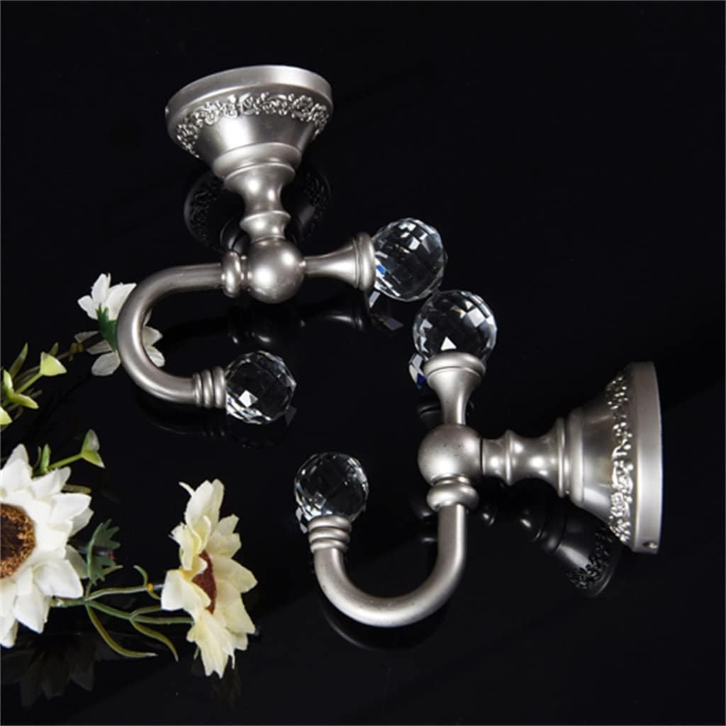 FMURY Zinc Alloy Crystal Curtain Hook Tie Hook Tie Rope Hook Curtain Wall Hook Wall Hook(D)