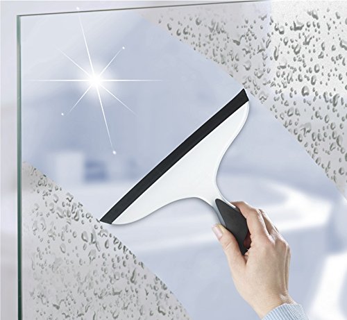 Wenko 18752100 Bathroom Squeegee Loano Black - For Bath And Shower, Plastic, Black #TOP3