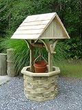 Woodworking Plans for a 6 ft. Wishing Well. Printed DIY Instruction Guide includes Photos at Every Step. How to Build an Octagon Base Wishing Well. Printed 36-page Plans.