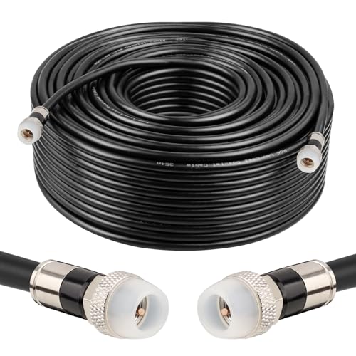 Coaxial Cable 150FT RG6 with weatherproof boot