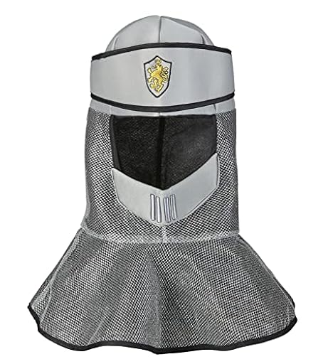 W WIDMANN MILANO Party Fashion - 03585 - Yelmo de caballero, plata, Edad Media, guerrero, sombrero, tocado, accesorio, carnaval, fiesta temática | Ya disponible en tu tienda friki favorita! En mundofriki.es!