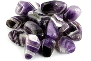 Crystal Allies Chevron Banded Amethyst Energetic Stone Wholesale Lot
