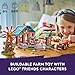 LEGO Friends Farm Animal Sanctuary Building Toys Set - Farm Toy Set with Tractor - Birthday Gift Idea for Kids, Girls & Boys, Ages 6+ - Includes 3 Minifigures & 5 Farm Animals - 42617