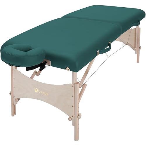 EarthLite Harmony DX Portable Massage Table Package, Includes Table + Face Cradle + Carrying Case, 30" x 73