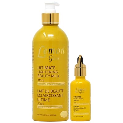 Lemon Glow Lotion Combo-1 Lotion 16.8oz  Serum 1.66oz