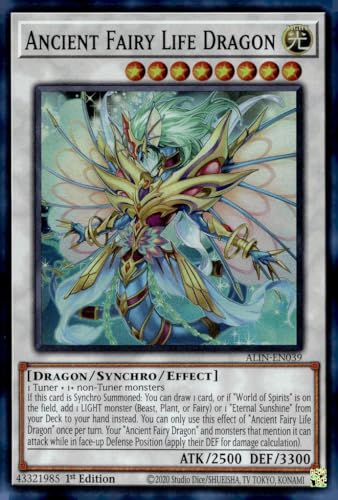Ancient Fairy Life Dragon - ALIN-EN039 - Super Rare -