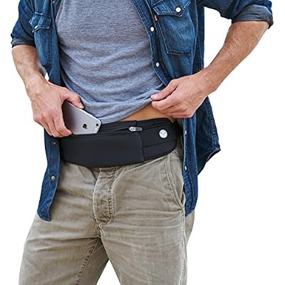The Belt Of Orion Slim Travel Money Belt For Men & Women Anti-Theft Passport Holder Waist Pack, Low-Profile Fanny Pack For Phone, Cash & Cards (9 4)