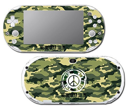 Metal Gear Solid 3 Peace Walker Camo MGS Video Game Vinyl Decal Skin Sticker Cover for Sony Playstation Vita Slim 2000 Series System