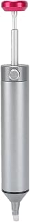 Zopsc Manual Desoldering Pump, Industrial Grade Solder Sucker Tool with Anti Clogging Silicone Tip, Gray, for Electronics Repair Parts Disassembly