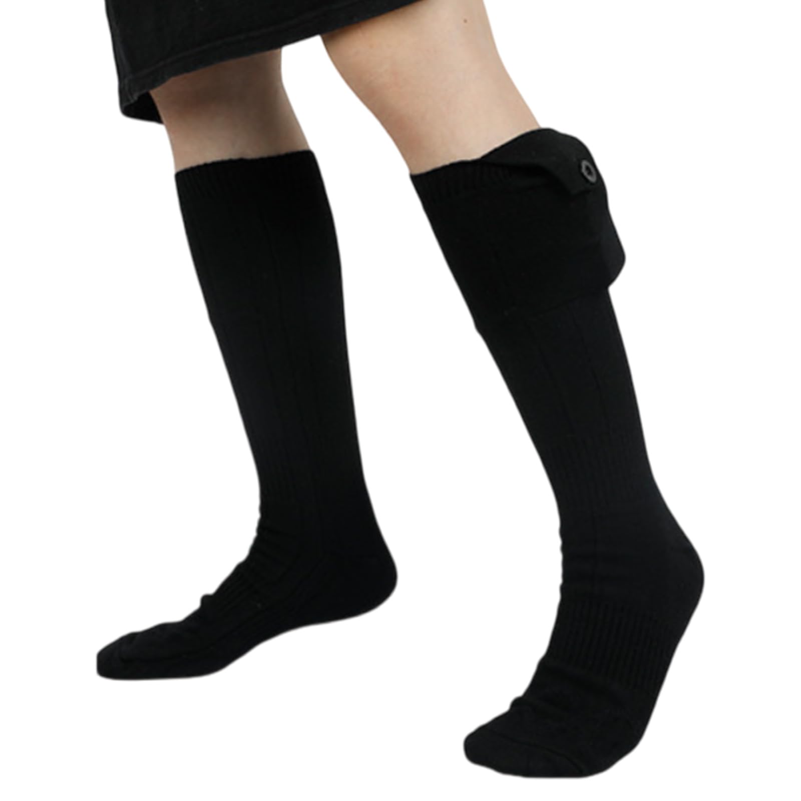 Chaussettes chauffantes à Piles Chaussettes chauffantes lavables pour Hommes Femmes Camping Ski Cyclisme Hiver Sport de Plein air Chasse