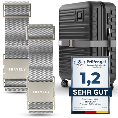 Sangles de valise de qualité supérieure TRAVELY ceintures de bagage nobles