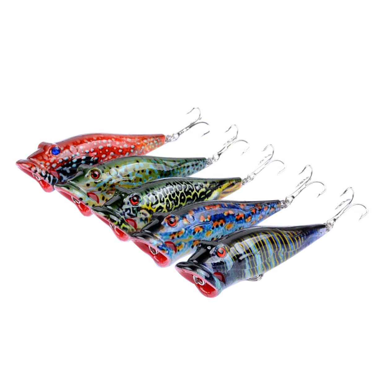 BESPORTBLE 15 Pz Esca per Pescare Esche Artificiali per La Pesca Esche di Acque Profonde Esche da Pesca Galleggianti Esca Dura 8 Cm