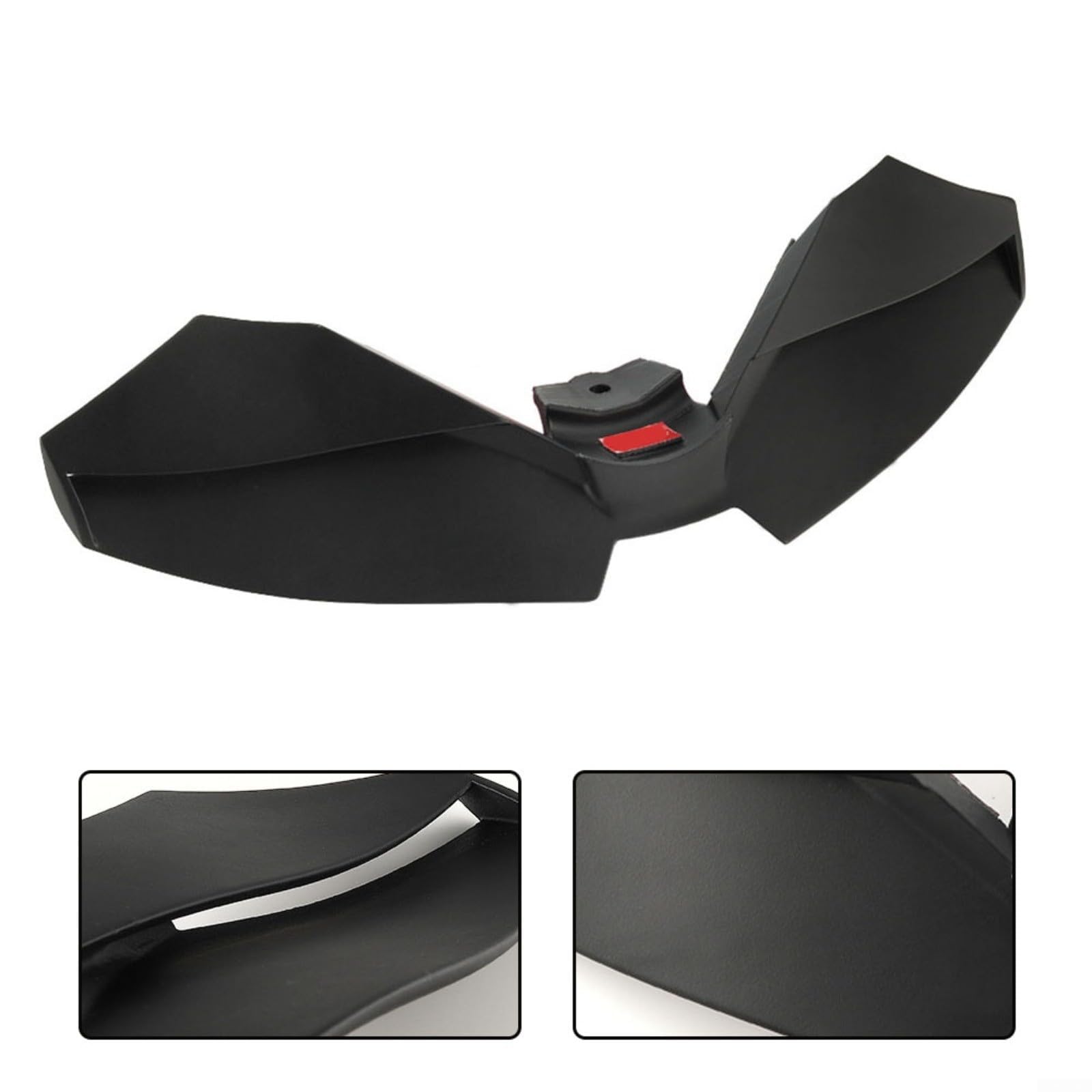 Aileron de carénage avant de carrosserie, pour MT-09 SP 2024-2025 Aileron aérodynamique pour stabilisateur, kit de force d'appui en plastique haute résistance, noir