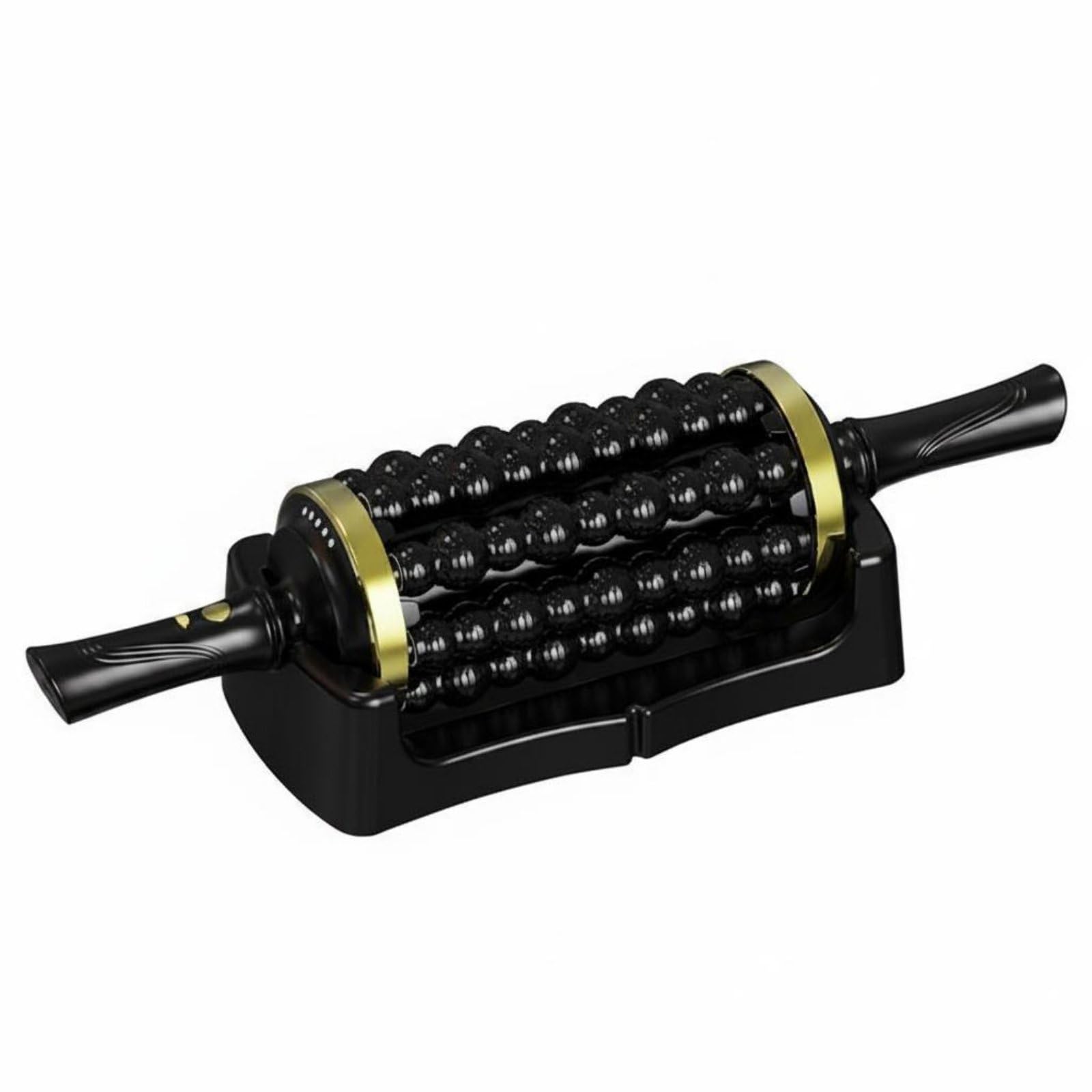 Rullo Massaggio Elettrico Rullo Vibratione Roller Massaggiatore Piedi Viso Corpo Materiale Sintetico Sollievo Profondo Zone Doloranti Rotolamento, Oro