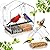 BTFSZ Window Bird Feeder with Strong Suction Cups - 2Pack Clear Sturdy Acrylic Birdfeeder for Outside Windows, 360° Clear View - No Drill Easy Install, Perfect for Cardinals & Finches,etc(2026 New)
