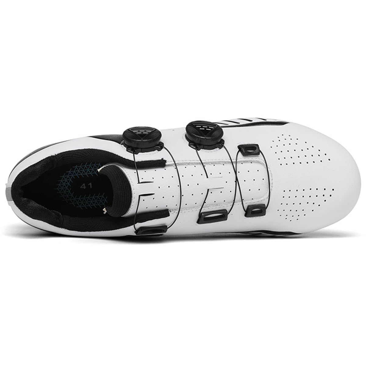 Chaussures Cyclisme sans Verrouillage Hommes Caoutchouc Semelle