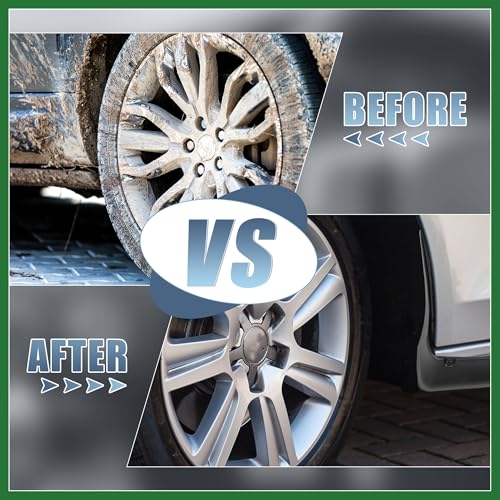 Image of Motoforti Mud Flaps for Chevrolet Equinox 2018 2019 2020 2021 2022 Splash Guard Fender Front and Rear Mudguards Shield Full Protection Mudflaps Black 4Pcs Long-Lasting