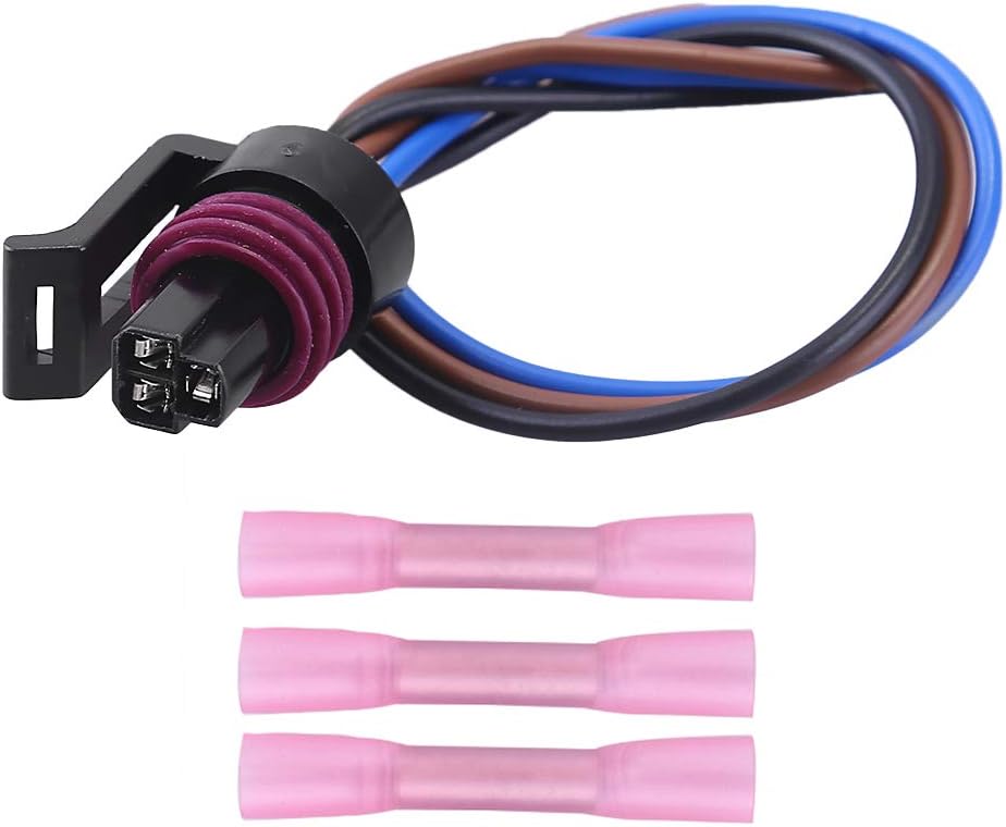 ICP EBP Repair Connector Harness Pigtail 3 Way 5C3Z12224A, 904-222 for Ford F250 F350 F450 F550 Super Duty 6.0L 7.3L Diesel Powerstroke