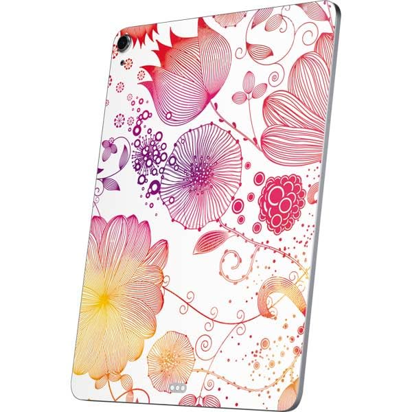 Skinit Decal Tablet Skin Compatible with iPad Air 11in (2024-2025) - Elegant Flowers Design