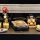 Cecotec Flachtoaster Turbo EasyToast Basic. 3 Quarzheizkörper, 6 Leistungsstufen, Krümelschublade, Kabelaufwickler, Finish aus hitzebeständigem Kunststoff, 900 W.