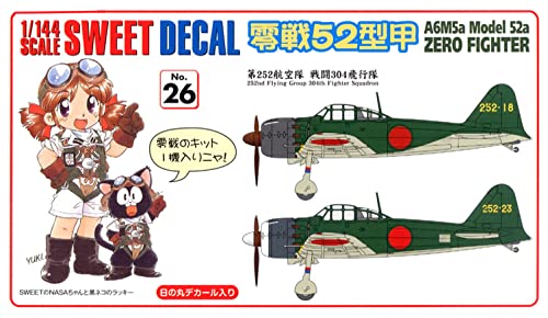 Maquette Zero Fighter Type 52 1/144 pour diorama militaire historique