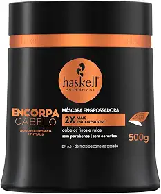 Mascara Encorpa Cabelo 500 Gr, Haskell, 500 G