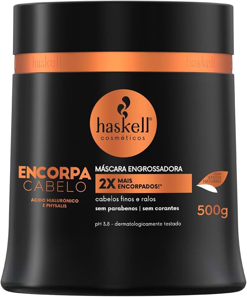 Mascara Encorpa Cabelo 500 Gr, Haskell, 500 G