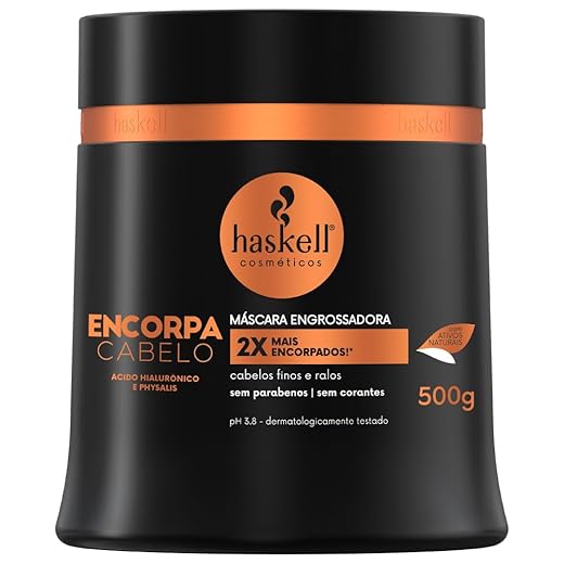 Mascara Encorpa Cabelo 500 Gr, Haskell, 500 G
