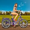 LILYPELLE Electric Tricycle for Adults, 350W 36V Electric Trike Motorized Three Wheel Electric Bicycle, 7 Speeds 3 Wheels 24" Adult Electric Tricycle with Large Basket #1