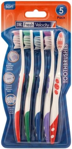 Wholesale TOOTHBRUSH 5PK VELOCITY #DR.FRESH